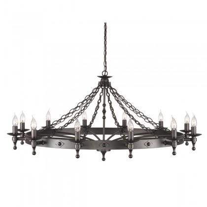 Warwick Graphite Black - Elstead Lighting - lampa wisząca klasyczna -WR12-GRAPHITE - tanio - promocja - sklep