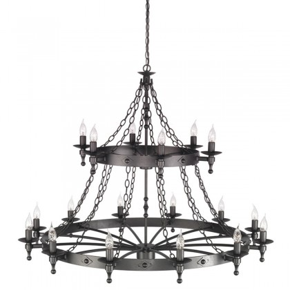 Warwick Graphite Black - Elstead Lighting - lampa wisząca klasyczna -WR18-GRAPHITE - tanio - promocja - sklep