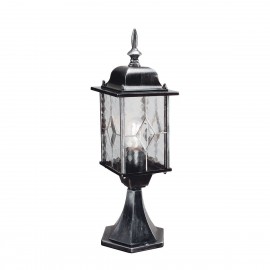 Wexford Black Silver - Elstead Lighting - lampa stojąca ogrodowa