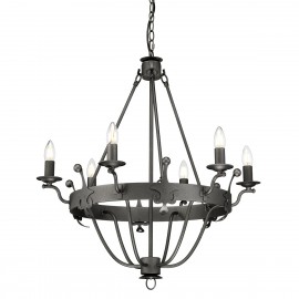 Windsor Graphite - Elstead Lighting - lampa wisząca klasyczna