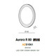 Aurora R 80 - Azzardo - lustro podświetlane LED - AZ51061 - tanio - promocja - sklep AZzardo AZ51061 online