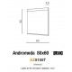 Andromeda 80x60 - Azzardo - lustro podświetlane LED - AZ51057 - tanio - promocja - sklep AZzardo AZ51057 online