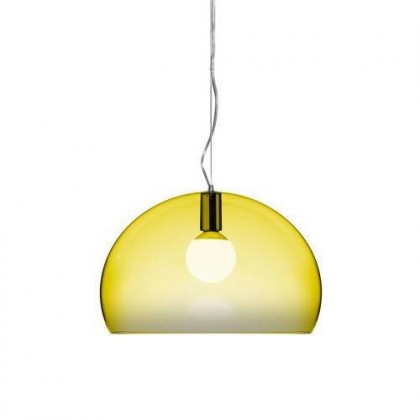 Small Fl/Y Ø38 żółty - Kartell - lampa wisząca -09053 - tanio - promocja - sklep