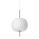 Kushi 16 Ø16 biały, miedź - Kundalini - lampa wisząca -K226105R - tanio - promocja - sklep Kundalini K226105R online