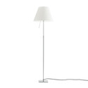 Costanza H120/160 białe aluminium - Luceplan - lampa podłogowa