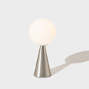 Bilia Mini H26 nikiel - Fontana Arte - lampa biurkowa
