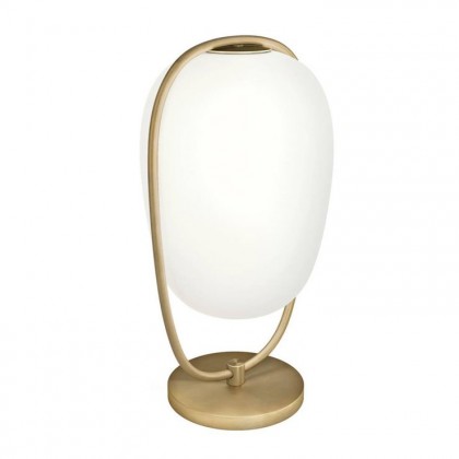 Lanna H40 biały, złoty mosiądz - KDLN - lampa biurkowa - K385320 - tanio - promocja - sklep