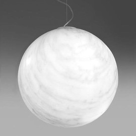 Mineral Ø50 biały marmur - Slide - lampa wisząca