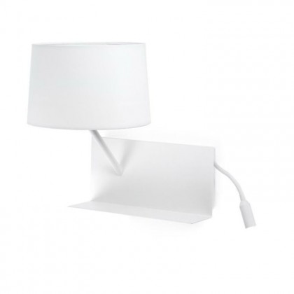 Handy biały lewy - Faro - lampa ścienna -28415 - tanio - promocja - sklep