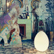Uovo H28 biały - Fontana Arte - lampa biurkowa - F264600100BINE - tanio - promocja - sklep Fontana Arte F264600100BINE online