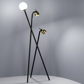 Tripod H173 czarny - Fontana Arte - lampa podłogowa