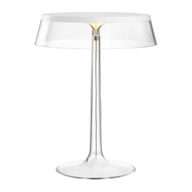 Bon Jour H41 biały transparentny - Flos - lampa biurkowa
