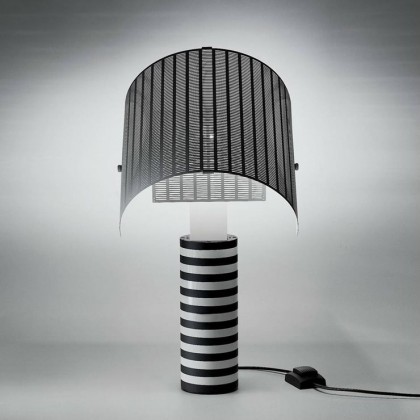Shogun H59 czarno-biały - Artemide - lampa biurkowa - A000300 - tanio - promocja - sklep