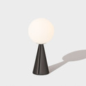 Bilia Mini H26 czarny połysk - Fontana Arte - lampa biurkowa