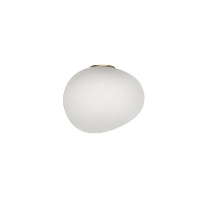 Gregg Media Semi 2 H26 biały, złoty - Foscarini - lampa ścienna -FN1680152G_10 - tanio - promocja - sklep
