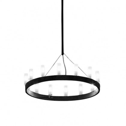 Chandelier Ø90 czarny - Fontana Arte - lampa sufitowa -F549180250NBNE - tanio - promocja - sklep