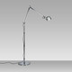 Tolomeo Micro Floor H109-172 aluminium - Artemide - lampa biurkowa -A010300 + A043900 - tanio - promocja - sklep Artemide A010300 + A043900 online