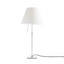 Costanza H76/110 biały, aluminium - Luceplan - lampa biurkowa
