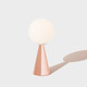 Bilia Mini H26 miedź - Fontana Arte - lampa biurkowa -F247400550RSNE - tanio - promocja - sklep Fontana Arte F247400550RSNE online