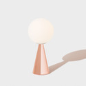 Bilia Mini H26 miedź - Fontana Arte - lampa biurkowa