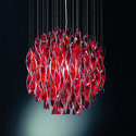 Aura Ø60 czerwony - AXO Light - lampa sufitowa