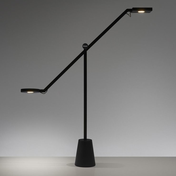 Equilibrist H85 czarny - Artemide - lampa biurkowa
