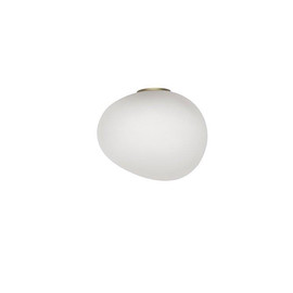 Gregg Media Semi 1 H26 biały, złoty - Foscarini - lampa ścienna