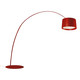 Twice As Twiggy H320 czerwony lakierowany - Foscarini - lampa podłogowa - FN275013_67 - tanio - promocja - sklep Foscarini FN275013_67 online
