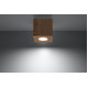 Plafon QUAD Naturalne Drewno - Sollux - SL.0493 - tanio - promocja - sklep SOLLUX LIGHTING SL.0493 online