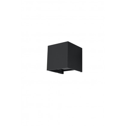 Kinkiet LUCA czarny LED IP54 - Sollux - SL.0545 - tanio - promocja - sklep