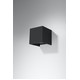 Kinkiet LUCA czarny LED IP54 - Sollux - SL.0545 - tanio - promocja - sklep SOLLUX LIGHTING SL.0545 online