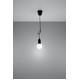 Lampa wisząca DIEGO 1 czarna - Sollux - SL.0572 - tanio - promocja - sklep SOLLUX LIGHTING SL.0572 online