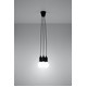Lampa wisząca DIEGO 3 czarna - Sollux - SL.0573 - tanio - promocja - sklep SOLLUX LIGHTING SL.0573 online
