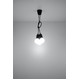 Lampa wisząca DIEGO 3 czarna - Sollux - SL.0573 - tanio - promocja - sklep SOLLUX LIGHTING SL.0573 online