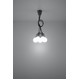 Lampa wisząca DIEGO 5 szara - Sollux - SL.0577 - tanio - promocja - sklep SOLLUX LIGHTING SL.0577 online