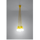 Lampa wisząca DIEGO 5 żółta - Sollux - SL.0580 - tanio - promocja - sklep SOLLUX LIGHTING SL.0580 online