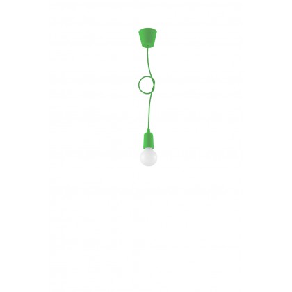 Lampa wisząca DIEGO 1 zielony - Sollux - SL.0581 - tanio - promocja - sklep