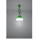 Lampa wisząca DIEGO 5 zielony - Sollux -SL.0583 - tanio - promocja - sklep SOLLUX LIGHTING SL.0583 online
