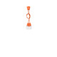 Lampa wisząca DIEGO 3 pomarańczowy - Sollux - SL.0585 - tanio - promocja - sklep SOLLUX LIGHTING SL.0585 online