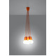 Lampa wisząca DIEGO 5 pomarańczowy - Sollux - SL.0586 - tanio - promocja - sklep SOLLUX LIGHTING SL.0586 online