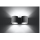Kinkiet ORBIS 2 szary - Sollux - SL.0661 - tanio - promocja - sklep SOLLUX LIGHTING SL.0661 online