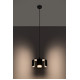 Lampa wisząca TULIP czarny - Sollux - SL.0667 - tanio - promocja - sklep SOLLUX LIGHTING SL.0667 online