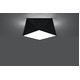 Plafon HEXA 25 czarny - Sollux - SL.0687 - tanio - promocja - sklep SOLLUX LIGHTING SL.0687 online