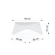 Plafon HEXA 35 biały - Sollux - SL.0689 - tanio - promocja - sklep SOLLUX LIGHTING SL.0689 online
