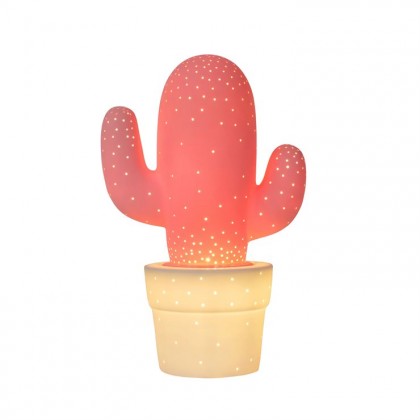 Cactus H30.5 różowy - Lucide - lampa biurkowa -13513/01/66 - tanio - promocja - sklep