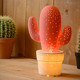 Cactus H30.5 różowy - Lucide - lampa biurkowa -13513/01/66 - tanio - promocja - sklep Lucide 13513/01/66 online