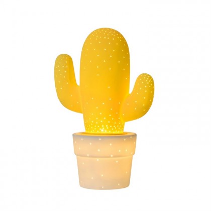 Cactus H30.5 żółty - Lucide - lampa biurkowa -13513/01/34 - tanio - promocja - sklep