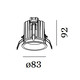Deep IP44 1.0 LED biały - Wever & Ducré - oprawa wpuszczana - 184161W5 - tanio - promocja - sklep Wever & Ducre 184161W5 online