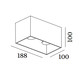 Box 2.0 LED czarny - Wever & Ducré - plafon - 186258B5 - tanio - promocja - sklep Wever & Ducre 186258B5 online