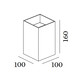 Box 3.0 LED aluminium - Wever & Ducré - kinkiet - 341248L3 - tanio - promocja - sklep Wever & Ducre 341248L3 online